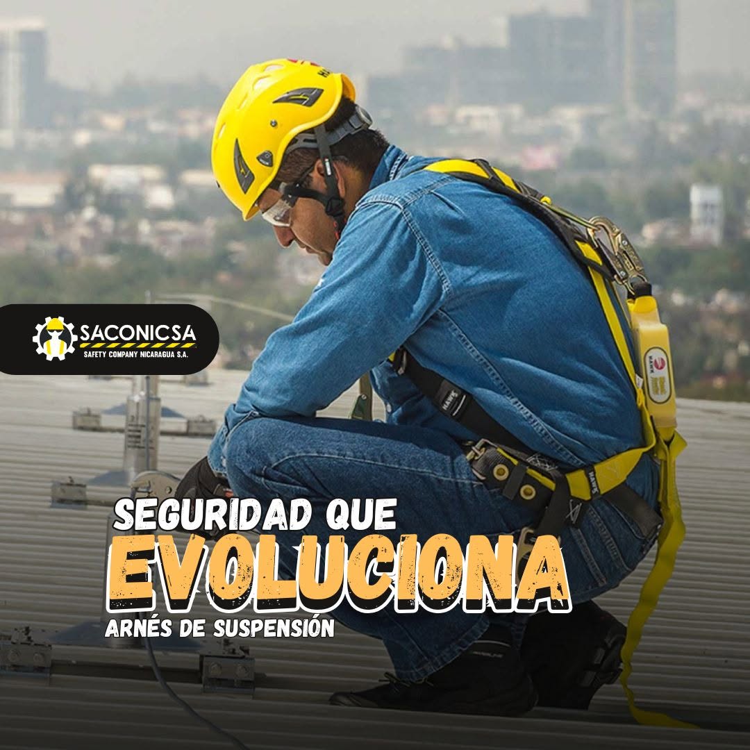 Trabajador utilizando equipo de protección SACONICSA